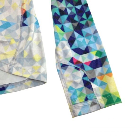 Athleta Pixelated Half Zip Sweater Multicolor - Picture 3 of 4